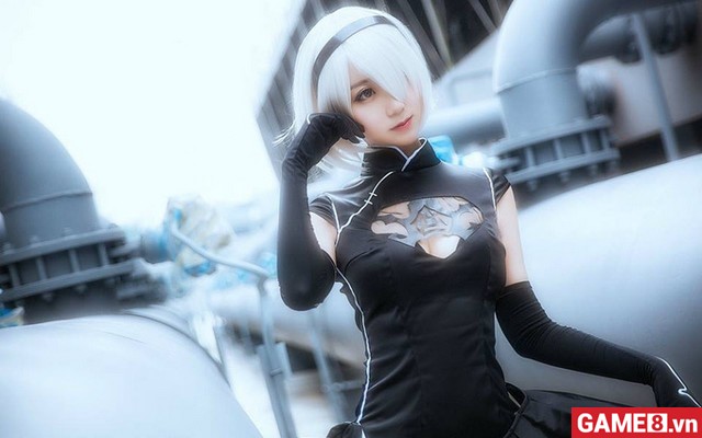 Thư giãn cuối tuần với trọn bộ cosplay nàng 2B trong Nier: Automata đẹp không tỳ vết