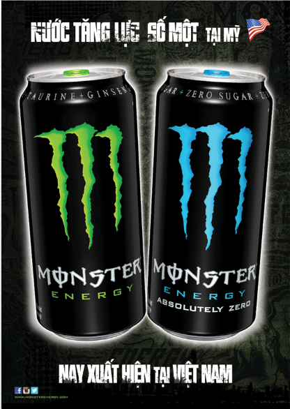 Rất khó để tìm mua monster ở Việt Nam